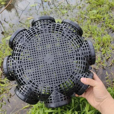 ২ পিস ৮ হোলের আপডেট Outdoor Fishing Cage Basket (8 Hole)