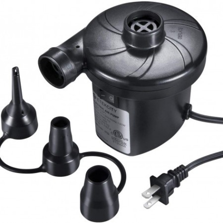 Electric Air Pumper with 3 Nozzles for Inflatable Pool Boat Air bed